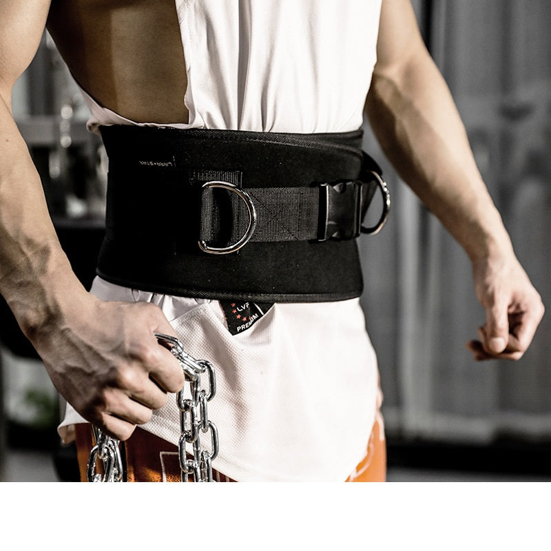 Upper Body Strength Pull-Ups Weighted Belts Barbell Plate Belts